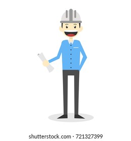 Construction worker illustration 