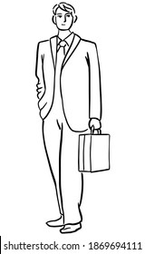 Construction Worker - illustrative of character. Make a great presentation with these efficient builders  responsible business people