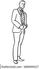 Construction Worker - illustrative of character. Make a great presentation with these efficient builders  responsible business people