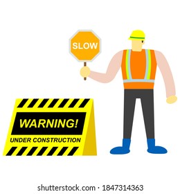 Trabajador de construcción, Signo de construcción, personaje de trabajador, tala de obrero, vida de trabajador, vida de minero, perforación de mineros, trabajo, lucha por la vida, trozo de vida, carácter de construcción