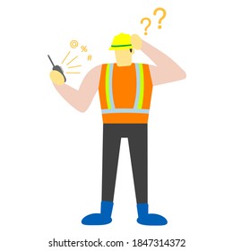 Construction Worker, Construction Sign, Worker Character, Construction Worker Drill, Worker Life, Miners Life, Miners Drill, Laborer, Life Struggle, Slice of Life, Construction Character