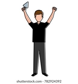 construction worker with spatula avatar