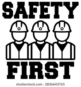 Construction worker team wearing safety helmets, representing workplace safety, construction industry, teamwork, and occupational protection.