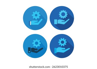 Construction worker tools and repair service icon pack, technical support icons, construction tools icons, repair service icons