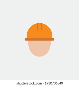 Vektorsymbol für Bauarbeiter