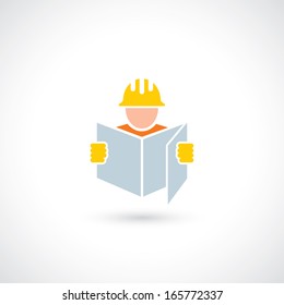 Construction worker - vector illustration