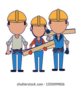 Construction workers avatars