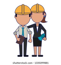 Construction workers avatars