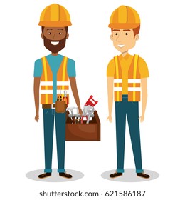 construction workers avatars characters
