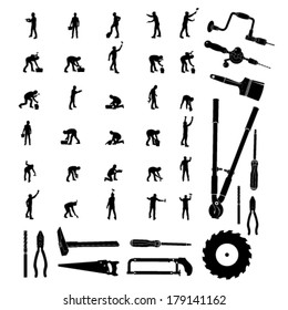 construction workers vector illustration