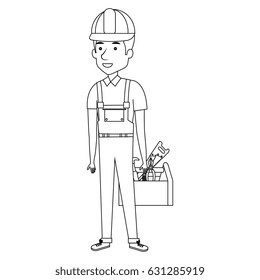 construction workman avatar character