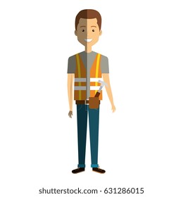construction workman avatar character