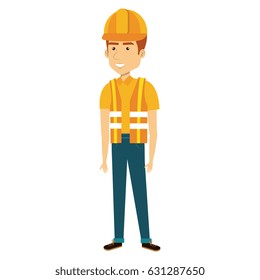 construction workman avatar character
