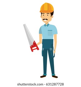 construction workman avatar character