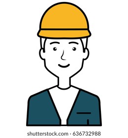 construction workman avatar character