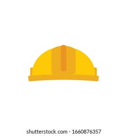 Construction yellow hard hat picture stock illustration icon