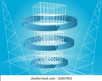Arrière-plan constructif