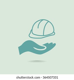 constructions helmet icon