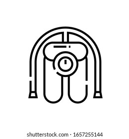 Constructions line icon, concept sign, outline vector illustration, linear symbol.