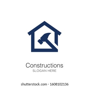 constructions logo vector design template