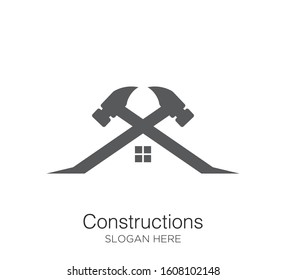 constructions logo vector design template