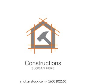 constructions logo vector design template