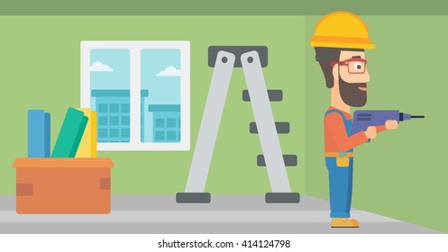 Constructor with perforator.