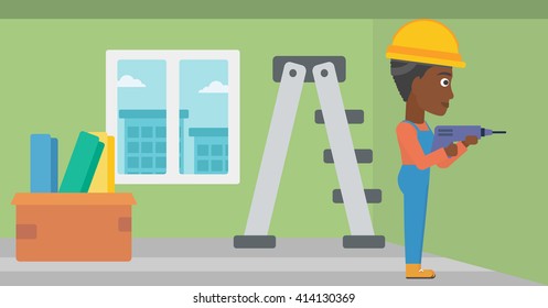 Constructor with perforator.