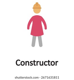 Constructor Vector Icon which can easily modify or edit

