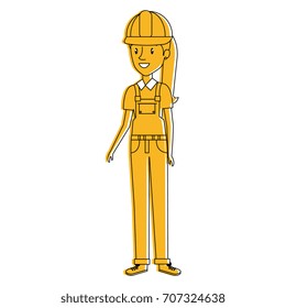 constructor woman avatar character