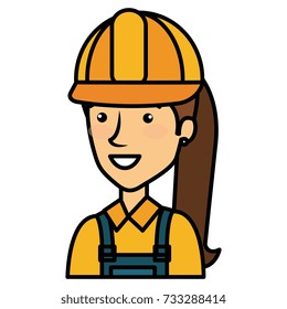 constructor woman avatar character