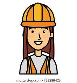 constructor woman avatar character