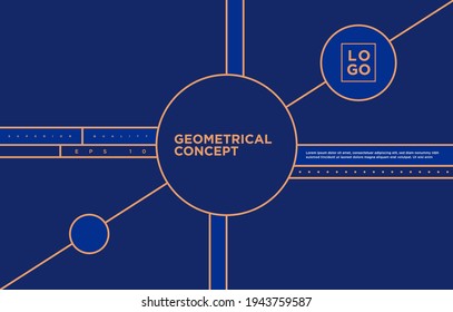 Constructural geometric layout design for catalog, brochure, presentation, website, book cover, flyer, banner, poster etc… Vector EPS