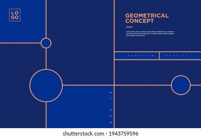 Constructural geometric layout design for catalog, brochure, presentation, website, book cover, flyer, banner, poster etc… Vector EPS