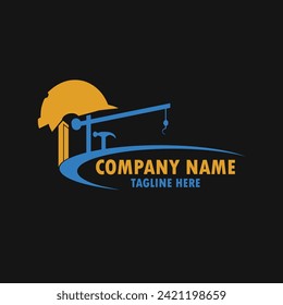 Constrution building property logo design vector