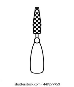 Constuction and repair concept represented by lime tool icon. isolated and flat illustration 