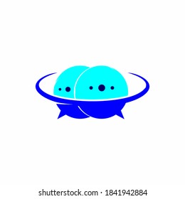 Consult logo designs vector, Consulting Place logo template, Talk logo Template stock illustration