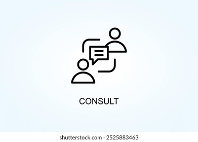 Consultar Ilustração De Símbolo De Vetor Ou De Logotipo