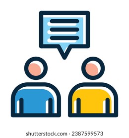 Consultancy Vector Thick Line Filled Dark Colors Icons For Personal And Commercial Use.
