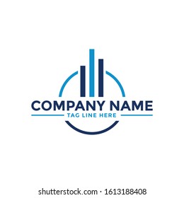 Consultant company minimalist Logo design. 