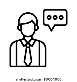Consultant, customer, support icon vector image. Can also be used for communication. Suitable for use on web apps, mobile apps and print media.