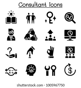 Consultant & Expert Icon Set 