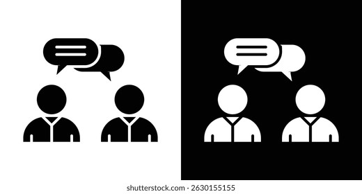 Concepto de icono de consultor, Ilustración vectorial