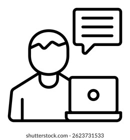 Elemento Ícone Do Consultor Para Design