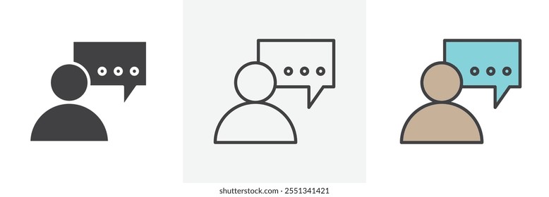 Paquete de iconos de consultor. Ilustración vectorial. EPS10