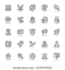Consultant Icon pack for your website, mobile, presentation, and logo design. Consultant Icon outline design. Vector graphics illustration and editable stroke.