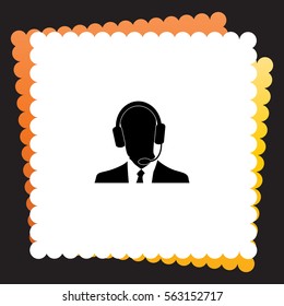 Consultant   icon. Vector design. 