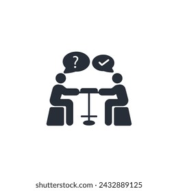 Berater-Symbol. vector.Editable stroke.linear Style-Zeichen für die Verwendung Web-Design, logo.Symbol Illustration.