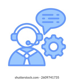 Consultant Service Icon Element for Design