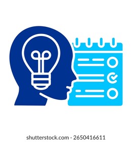 Concepto de Ilustración vectorial de íconos simple de consultor